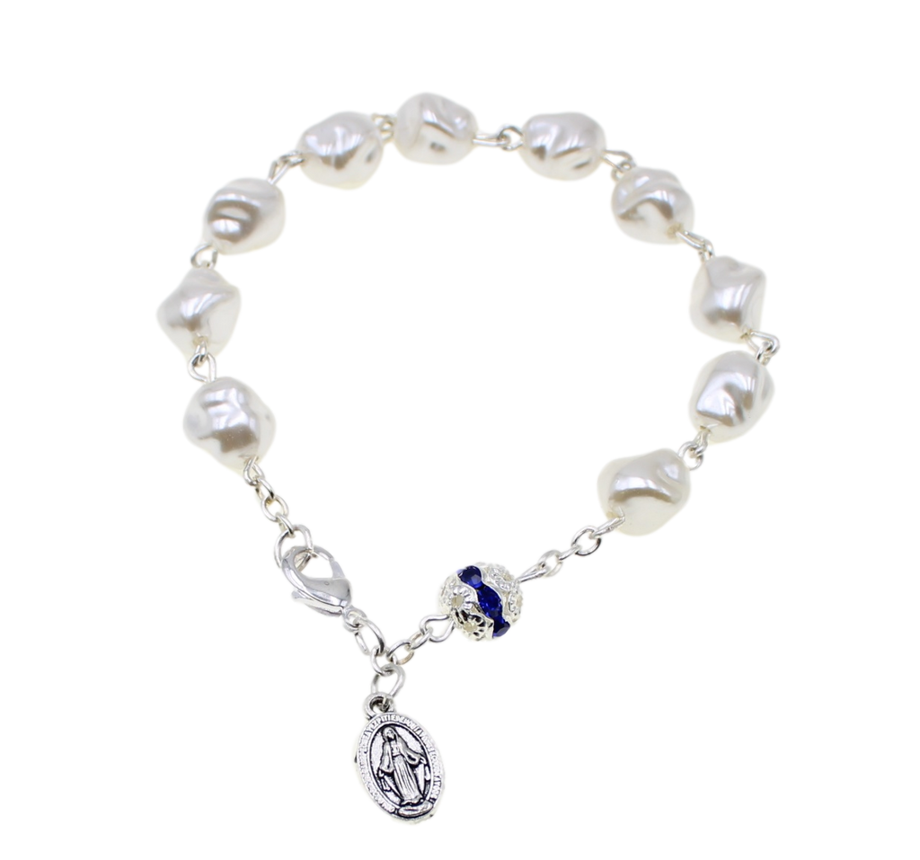 Imitation Freshwater Pearl Bracelet with Lobster Claw Clasp