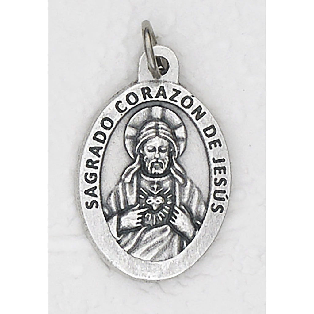 Sagrado Corazon de Jesus Premium Spanish Medal - 4 Options
