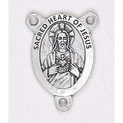Sacred Heart of Jesus Premium Rosary Center - Pack of 25