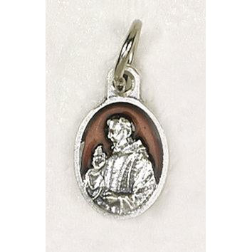 Saint Pio Oval Enameled Bracelet Medal - Pack of 25
