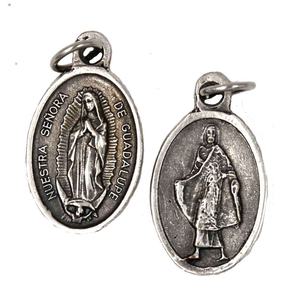 Saint Juan Diego/Guadalupe Pray for Us Medal - 4 Options