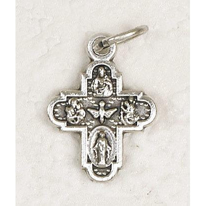 Four Way Silver Tone Bracelet Crucifix - Pack of 25