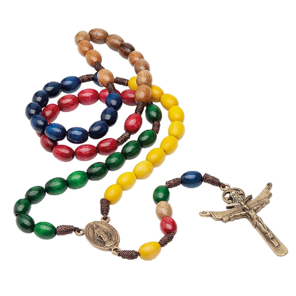 Missionary Rosary with Gold Crucifix