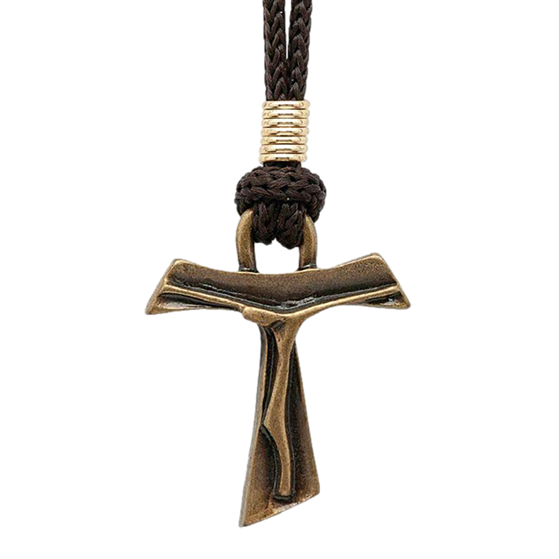 Tau Cross with Corpus Necklace