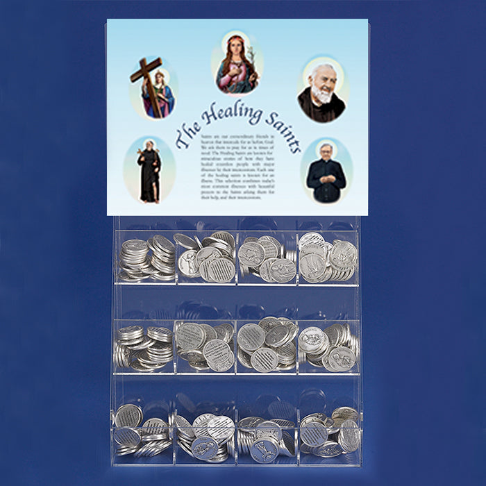Free Healing Saints Display with the Purchase of Cards