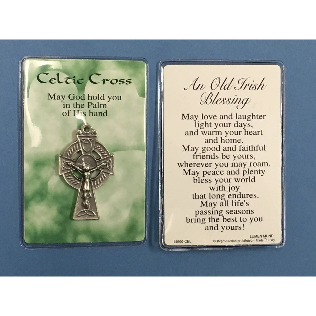 Celtic Cross with Prayer Card - Pack of 12