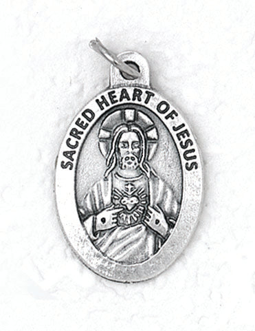 Sacred Heart Premium 1 Inch Double Sided Medal