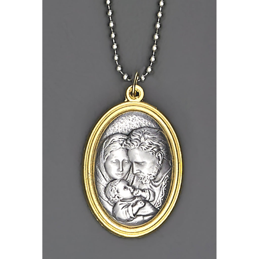 Auto Jewelry  - Two Tone Holy Family