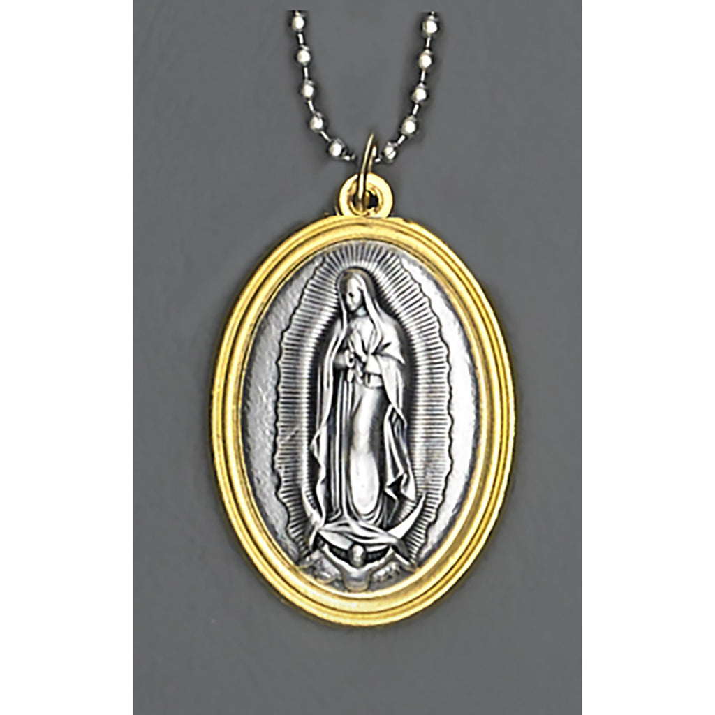 Auto Jewelry  - Two Tone Lady of Guadalupe