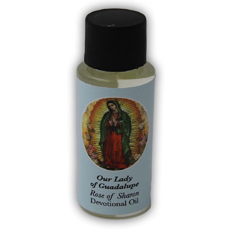 Lady of Guadalupe Devotional Oil, Rose of Sharon Scent