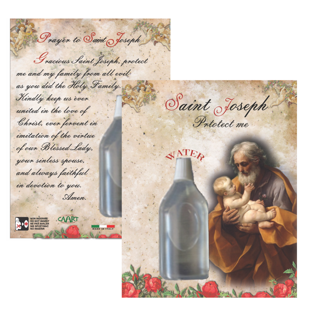 St. Joseph Holy Water Prayer Card