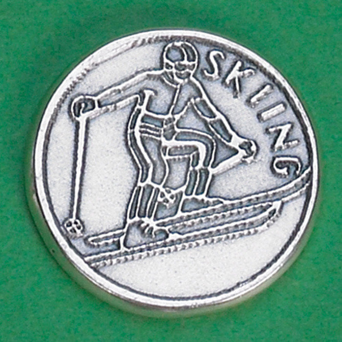 Sports Token with Skiing- Never Give Up, Champions Never Quit. Sold in packs of 25 Units. <p>Made in Italy</p> <p>Made in Italy</p>
