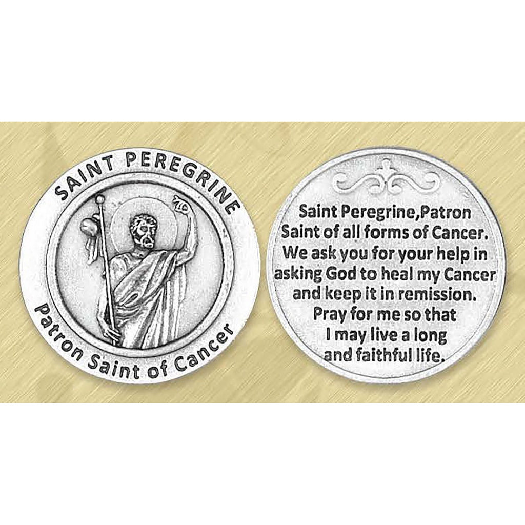 Healing Saint - Saint Peregrine Healing Pocket Token