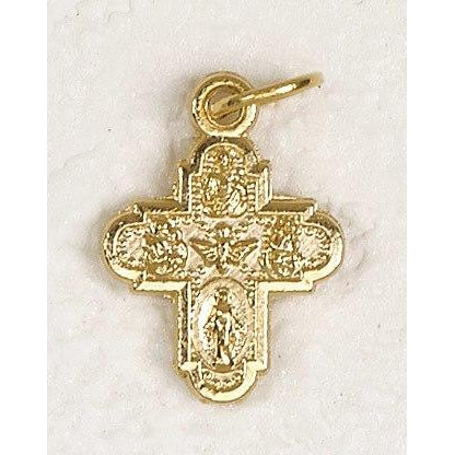 Four Way Gold Tone Bracelet Crucifix - Pack of 25