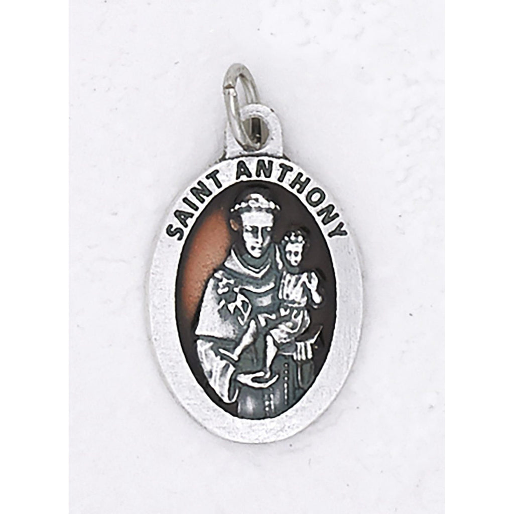 Saint Anthony Premium 1 Inch Enameled Medal - 4 Options
