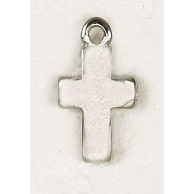 Simple Silver Tone Bracelet Cross - Pack of 25