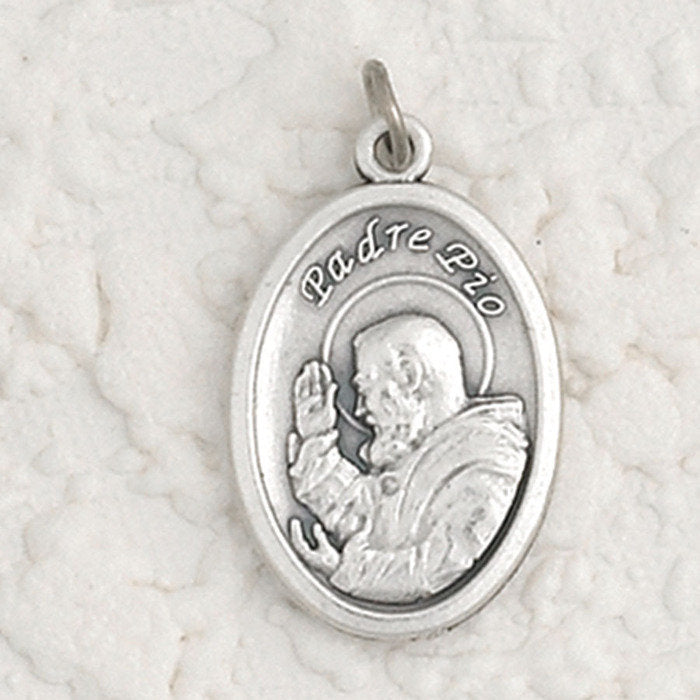St Padre Pio Pray for Us Medal - 4 Options