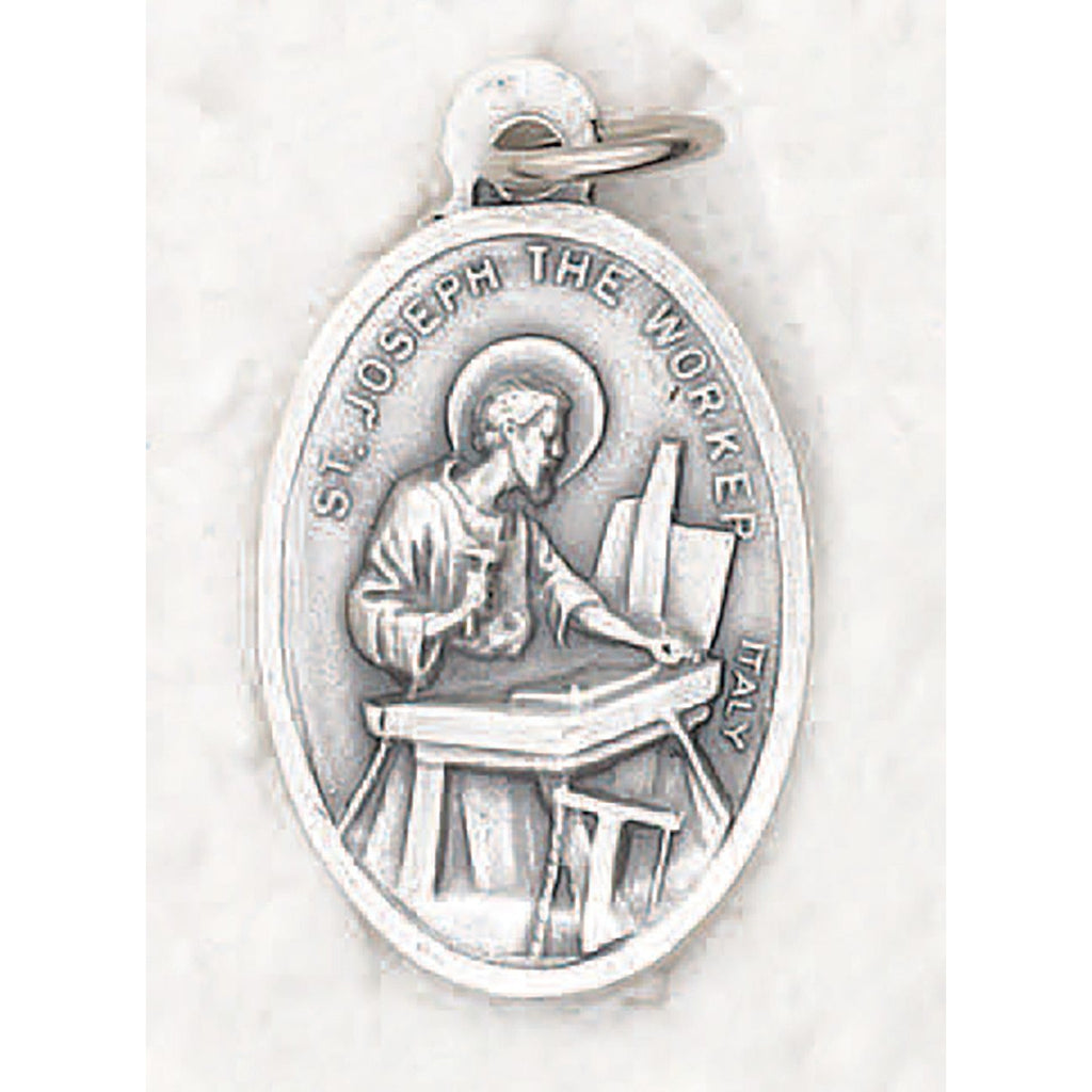 Saint Joseph the Worker Pray for Us Medal - 4 Options