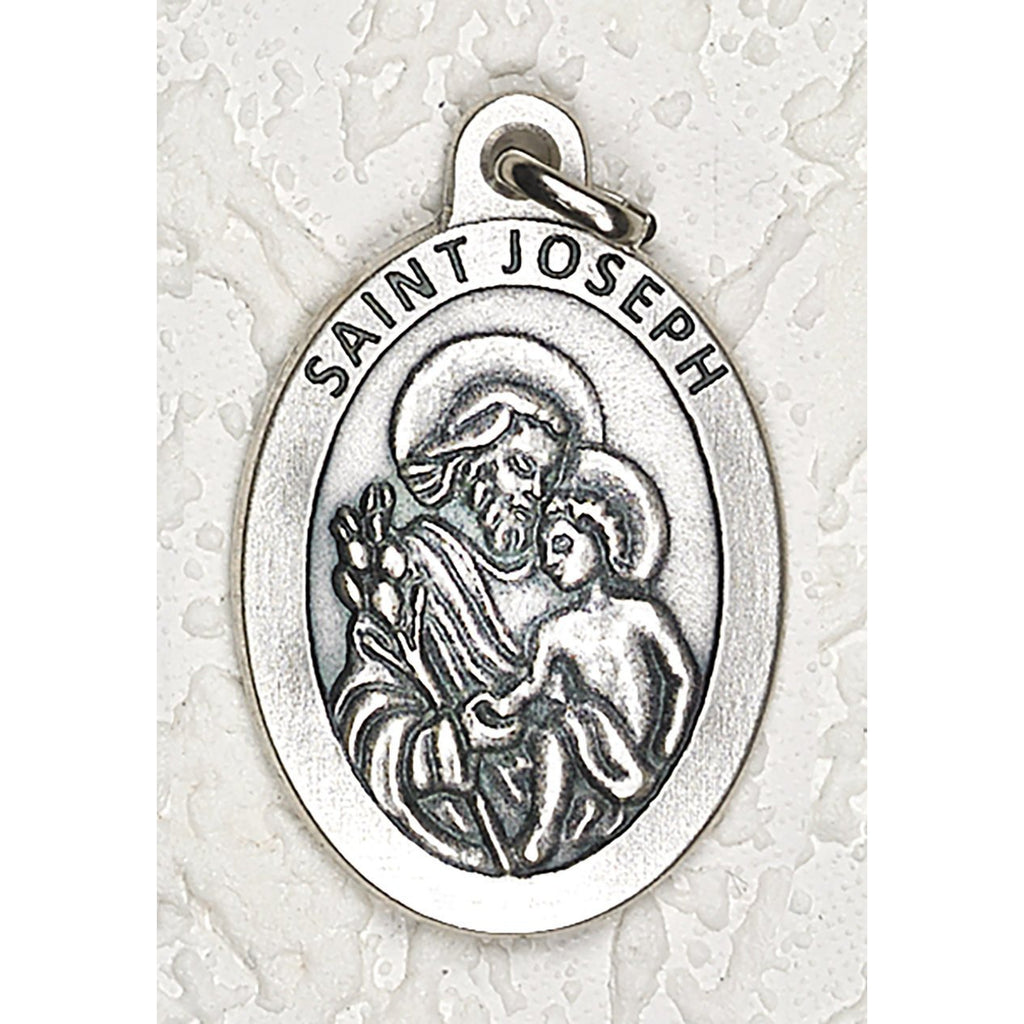 Saint Joseph Double Sided Medal - 1-1/2 Inch - 4 Options