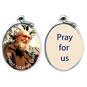 Blessed Solanus Casey Silver Tone Epoxy 1 Inch Medal - Pack of 25