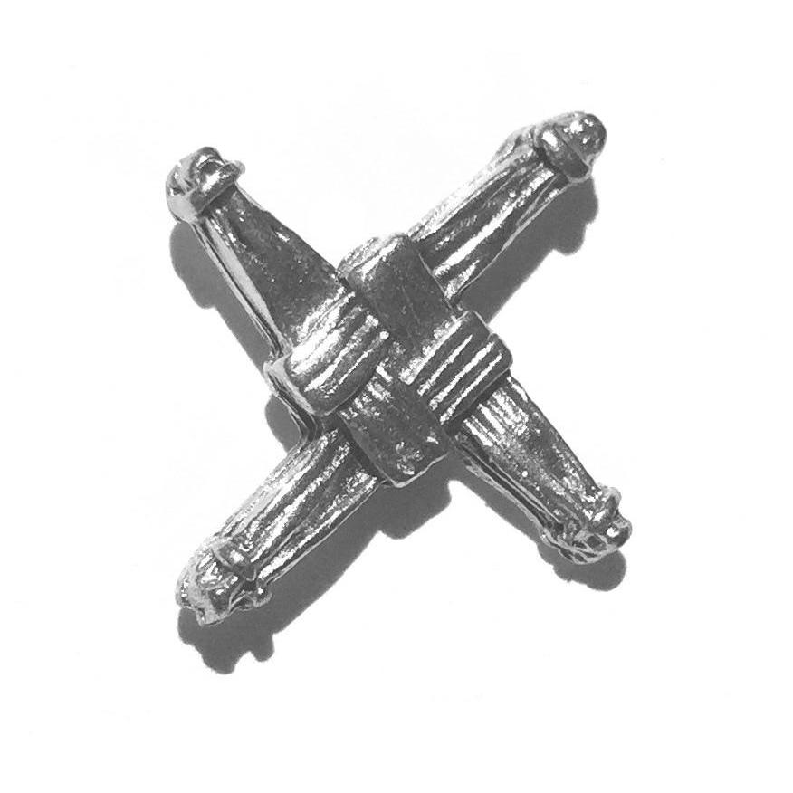 Silver Saint Brigid's Cross Lapel Pin - Pack of 12