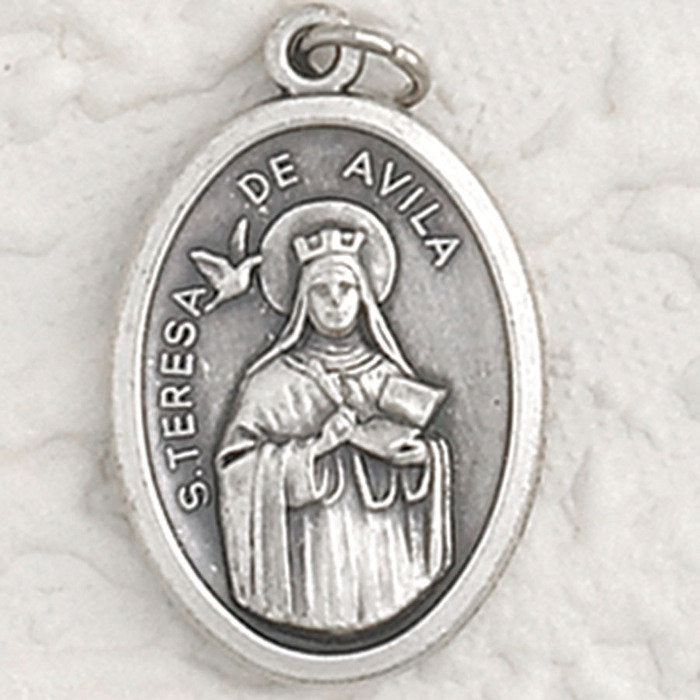 St. Teresa of Avila Pray for Us Medal - 4 Options