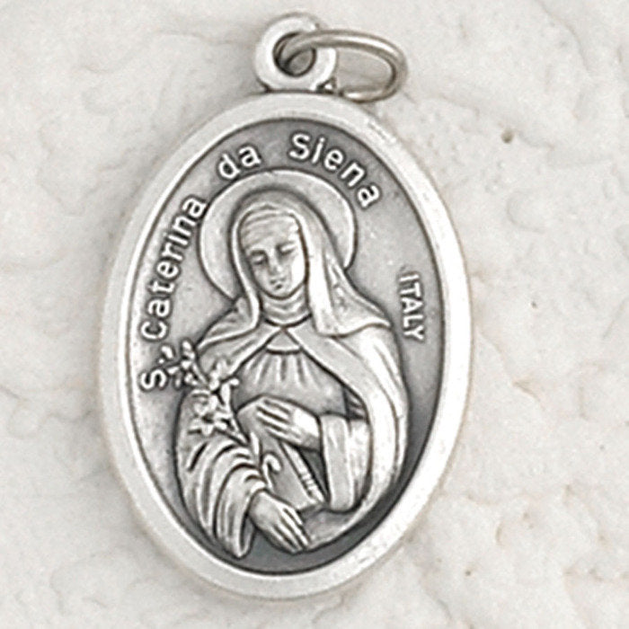 St. Catherine of Siena Pray for Us Medal - 4 Options
