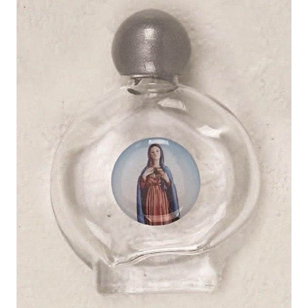 Immaculate Heart of Mary Holy Water Bottle - Pack of 12