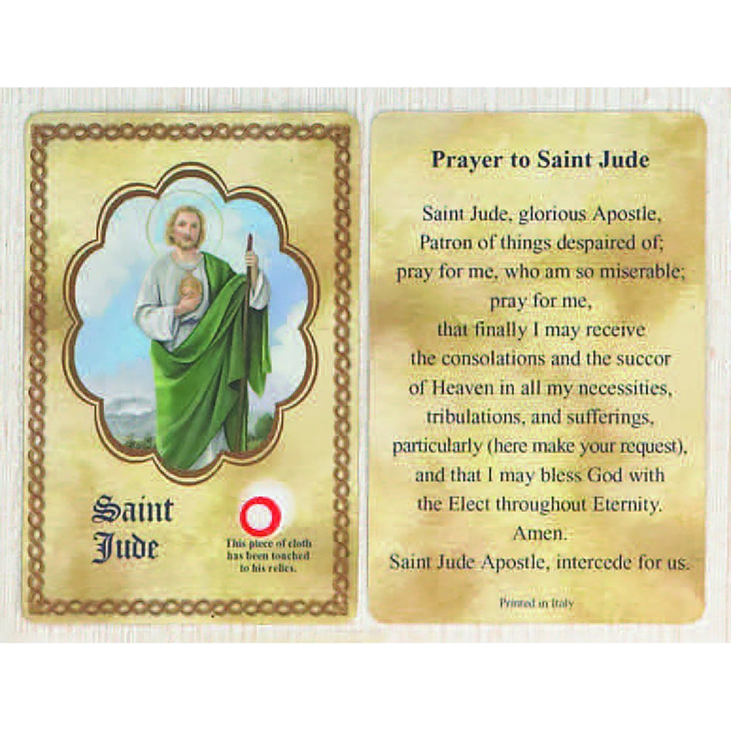 Saint Jude Relic Card - Pack of 25