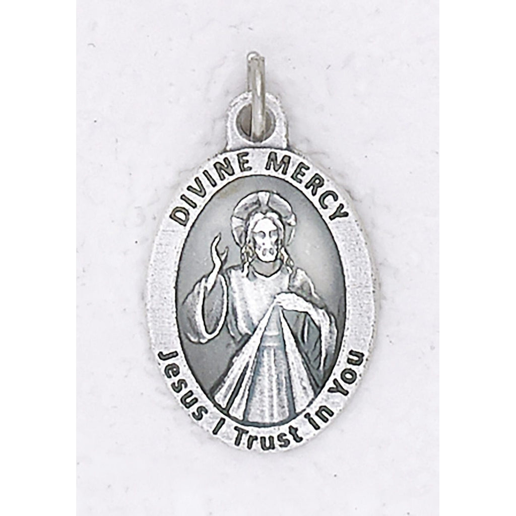 Divine Mercy Premium 1 Inch Glow in the Dark Medal - 4 Options
