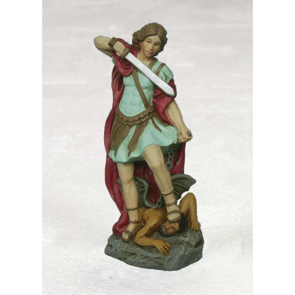Saint Michael Resin 4 Inch Statue - Pack of 3