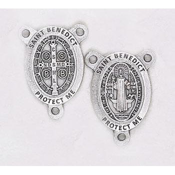 Saint Benedict  Premium Rosary Center - Pack of 25