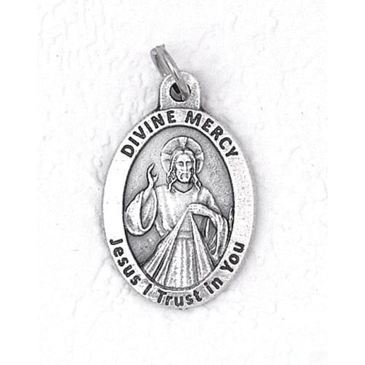 Divine Mercy Premium 1 Inch Double Sided Medal - 4 Options