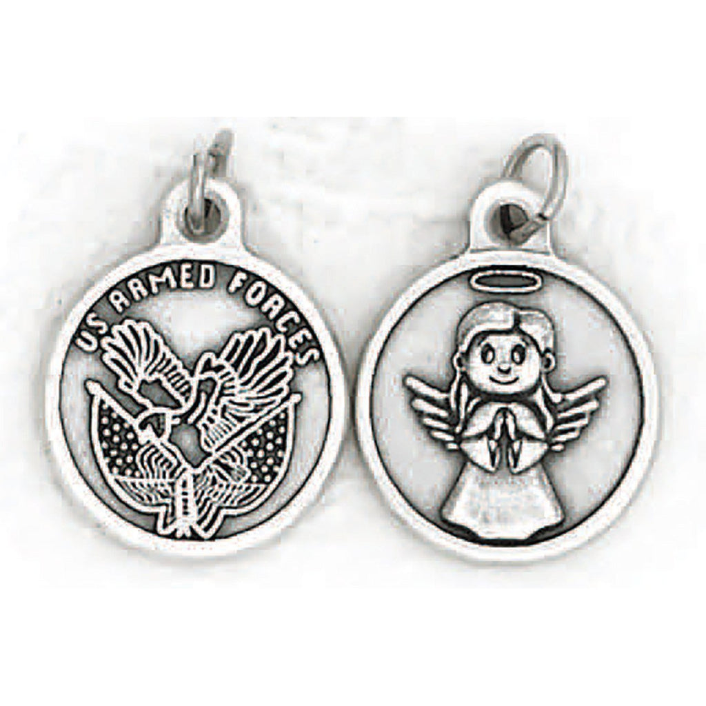 Soldier/Guardian Angel Double Sided Medal - 4 Options
