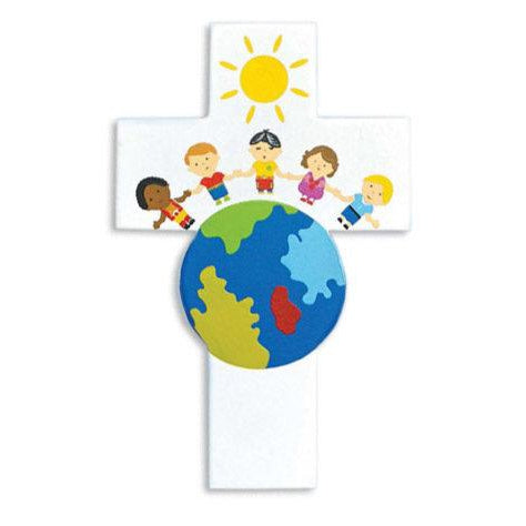Light of the World - Wooden Cross - Children of the World