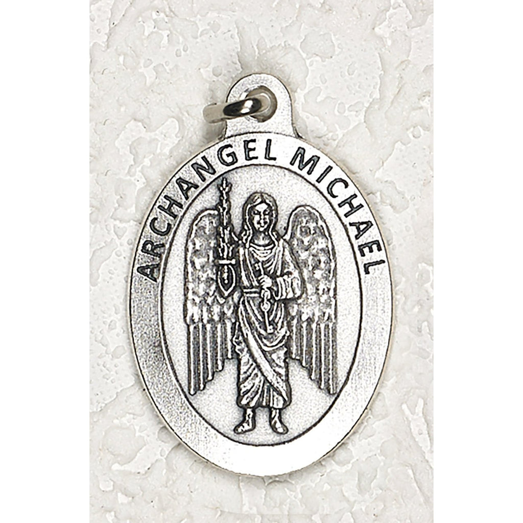 Archangel Michael Double Sided Medal - 1-1/2 Inch - 4 Options
