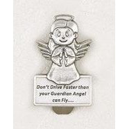 Don't Drive Faster Than Your Guardian Angel Can Fly Visor Clip - Pack of 3