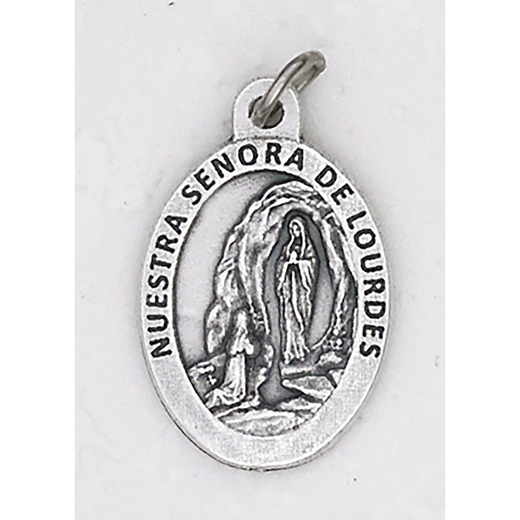 Senora de Lourdes Premium Spanish Medal - 4 Options