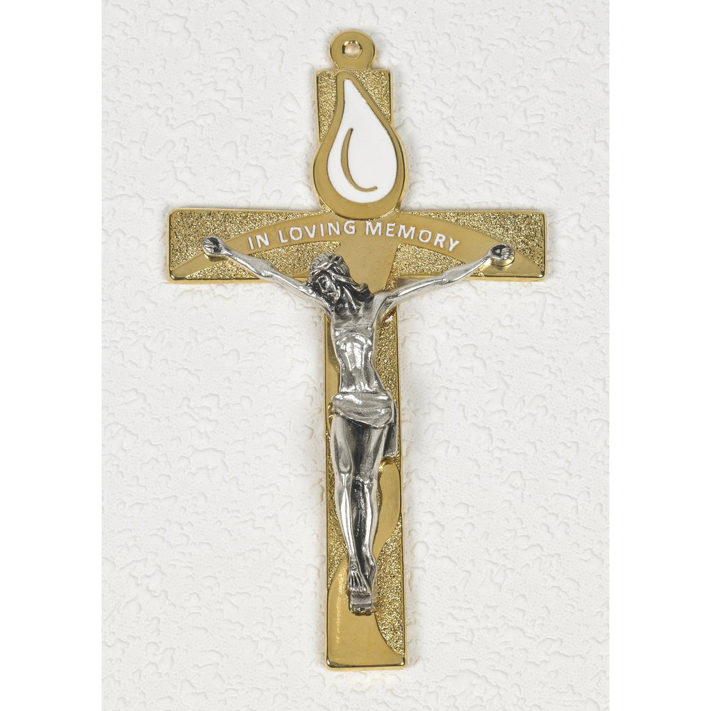 In Loving Memory Gold Tone Wall Cross - 2 Options