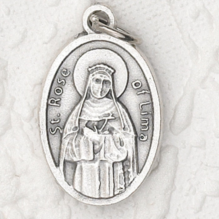 St. Rose of Lima Pray for Us Medal - 4 Options