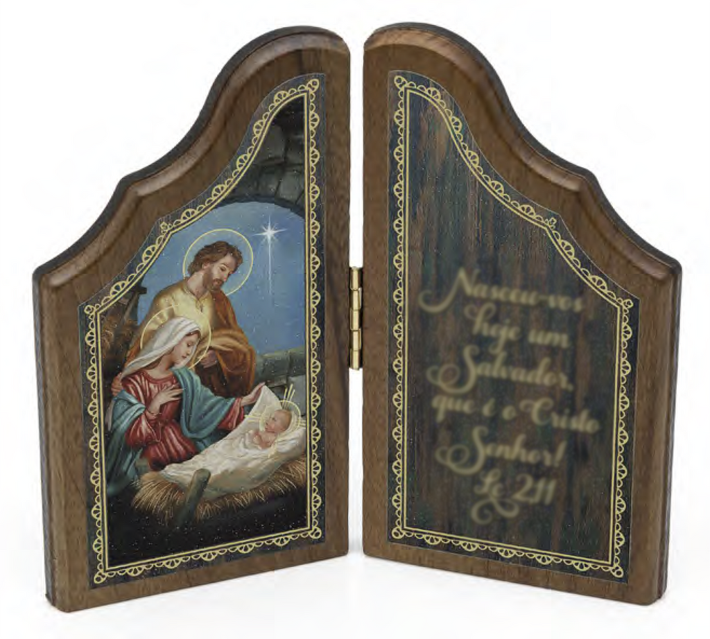 Diptych with Nativity Prayer