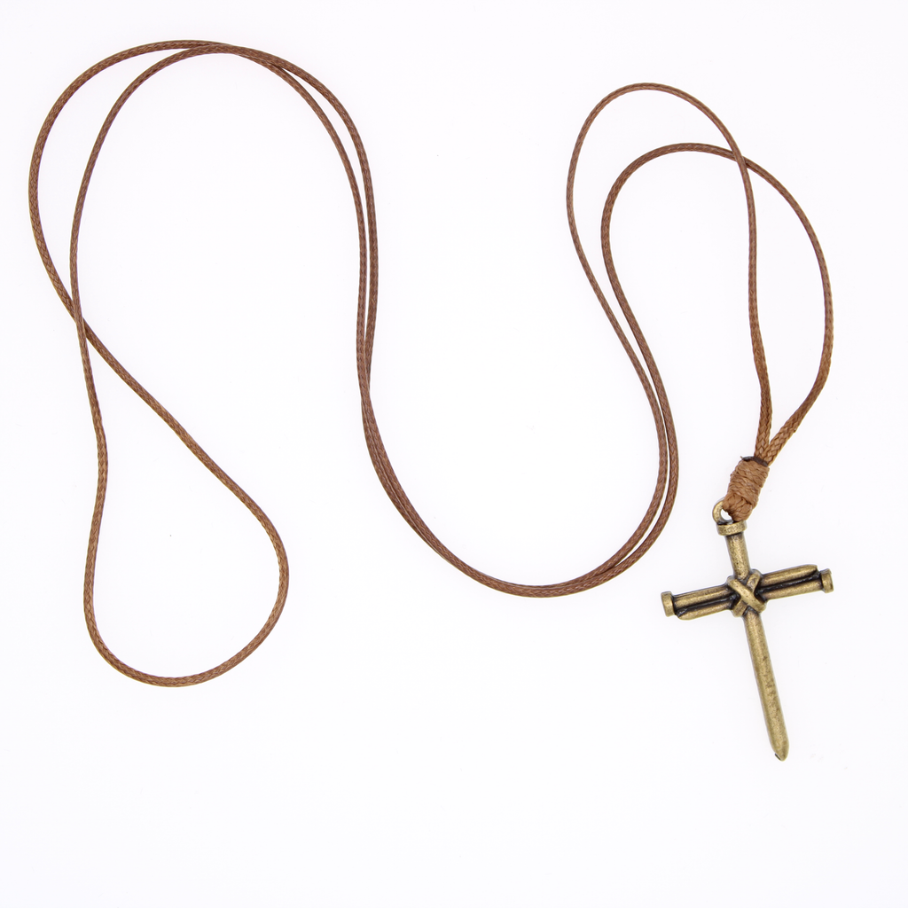 Nail Cross Necklace