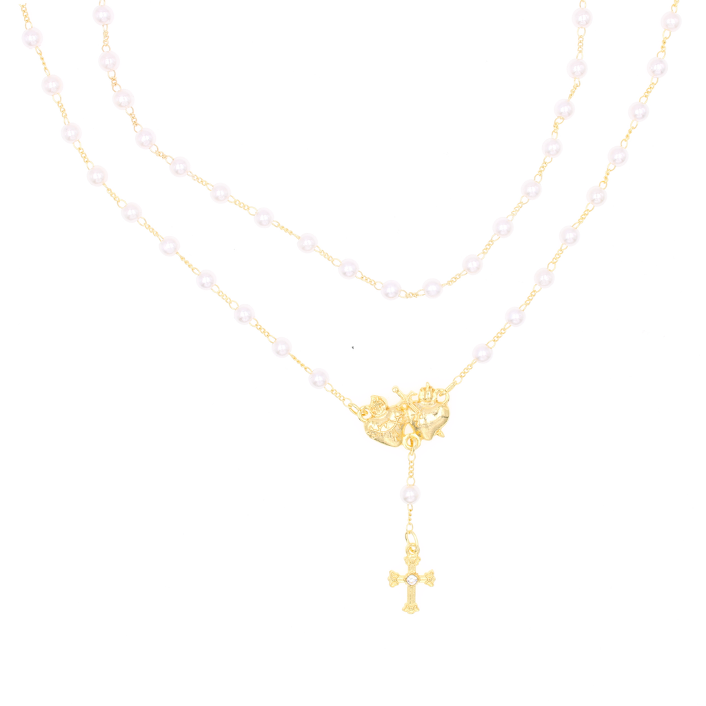 Sacred and Immaculate Hearts Necklace