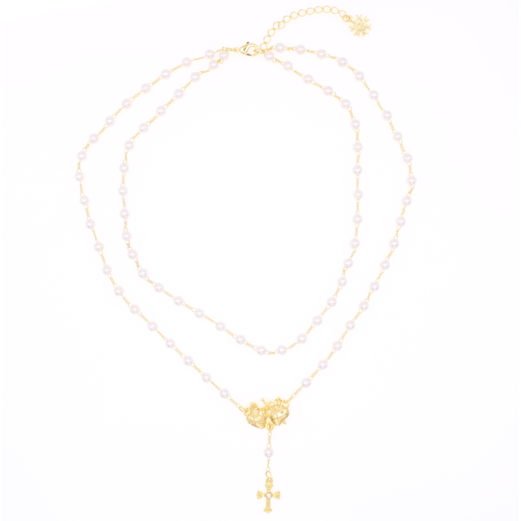 Sacred and Immaculate Hearts Necklace