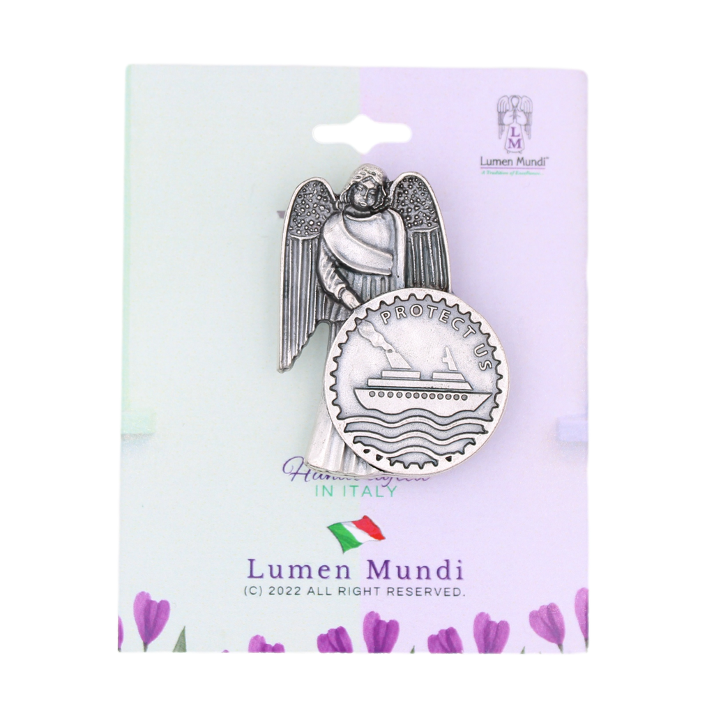 Ship w/ Angel- Visor Clip - Pack of 3