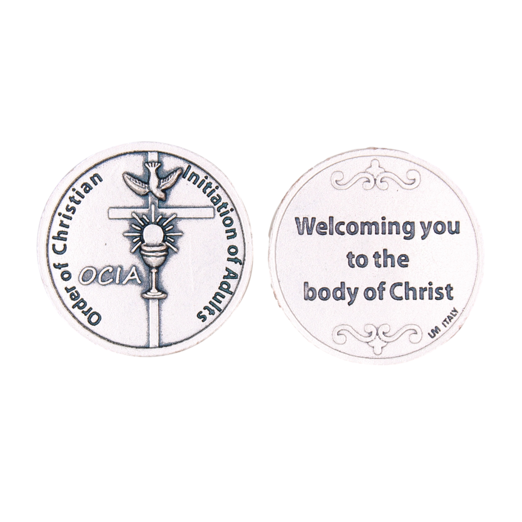 OCIA Silver Tone Token