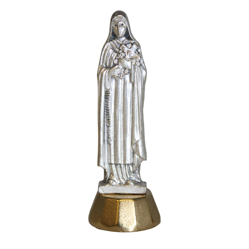 Saint Therese of Lisieux Adhesive 3 inch Mini Statue