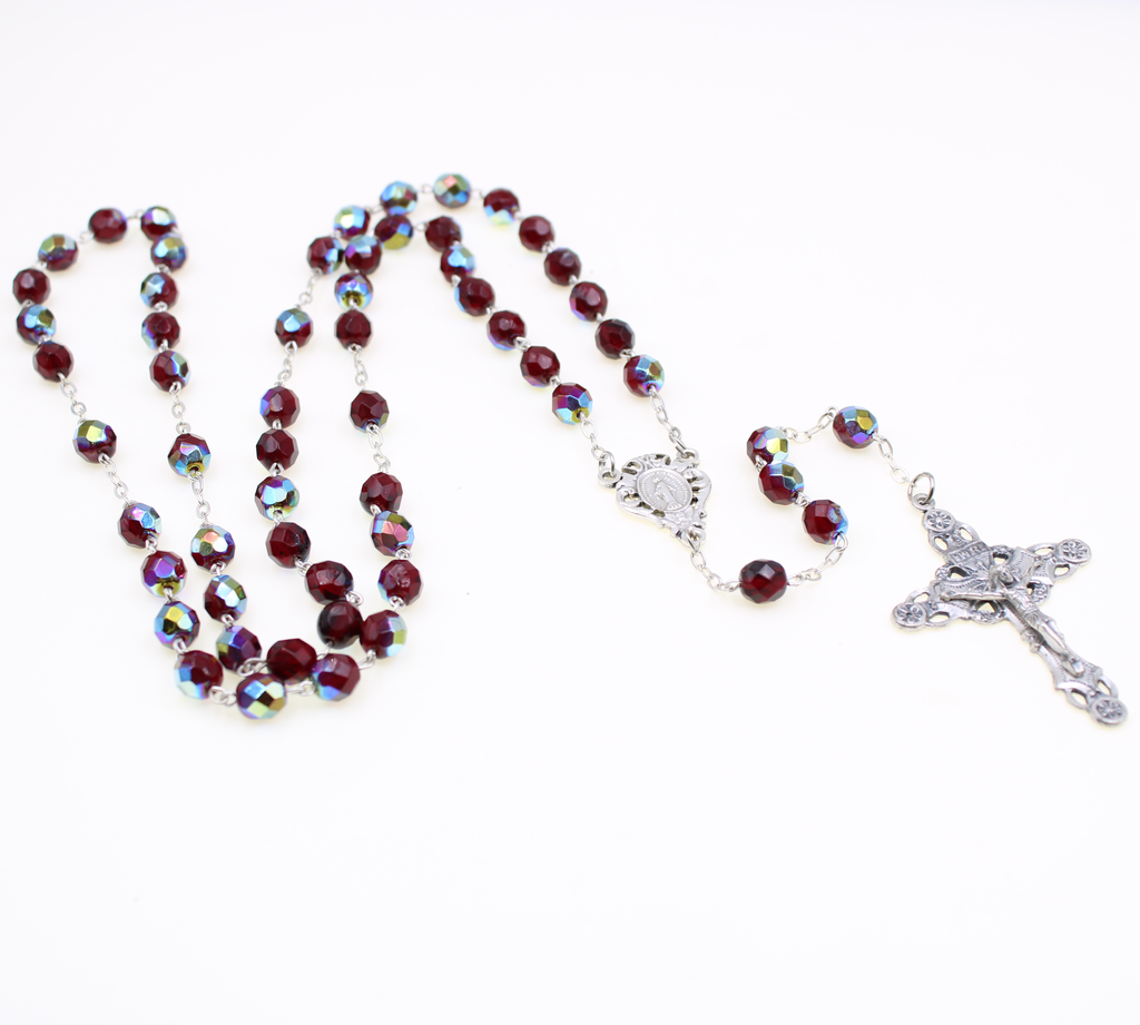 Faceted Crystal Rosary