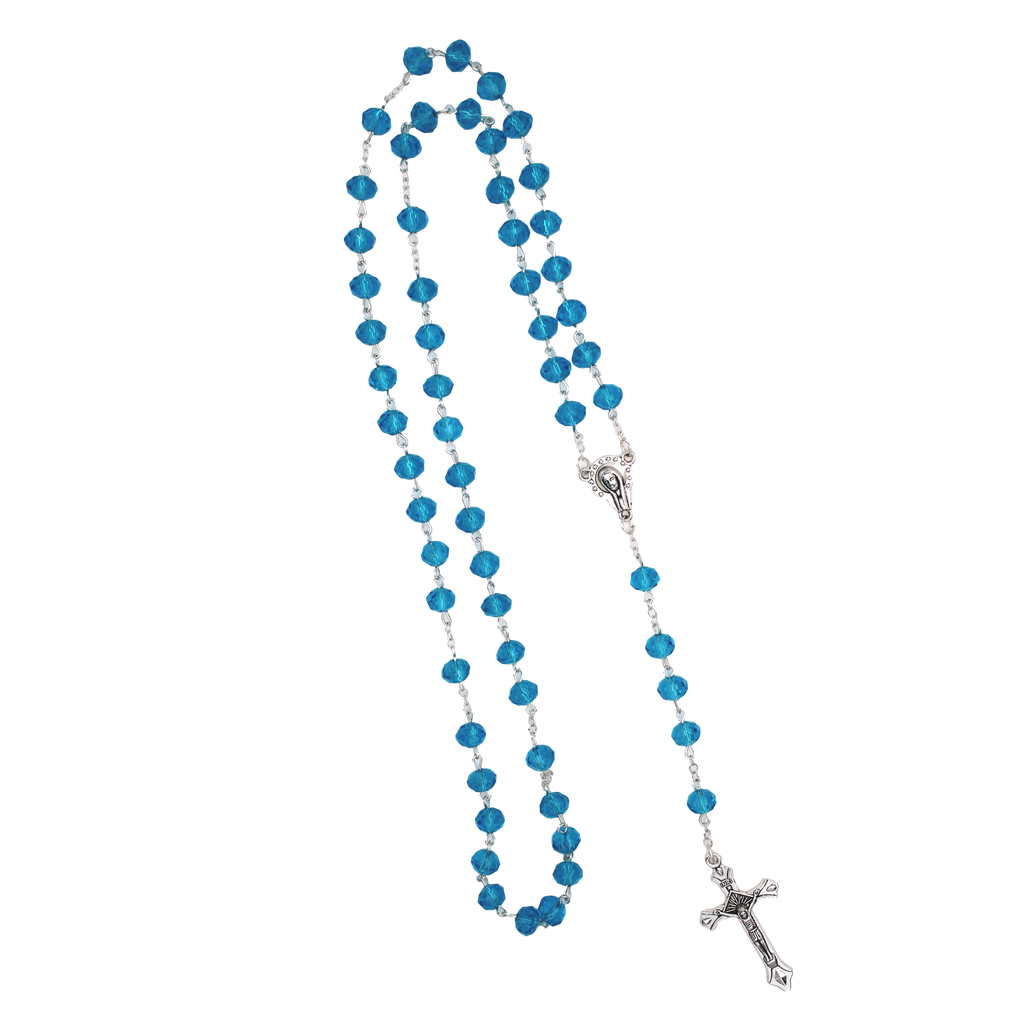 8 mm Glass Bead Rosary