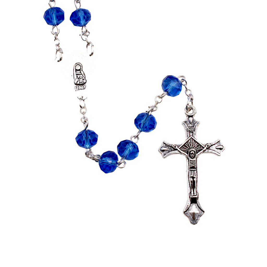 8 mm Glass Bead Rosary